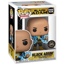 Funko POP! Movies -Black Adam Figure (Lightning) #1232 *GLOW IN DARK CHASE* NM/M