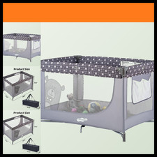 Pamo Babe Pack and Play Portable Crib Baby Playpen Foldable Playard for Infant