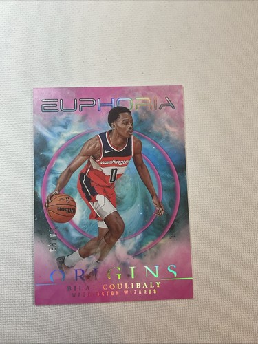 2023-24 Panini Origins Bilal Coulibaly Euphoria Pink Rookie RC /99 Wizards