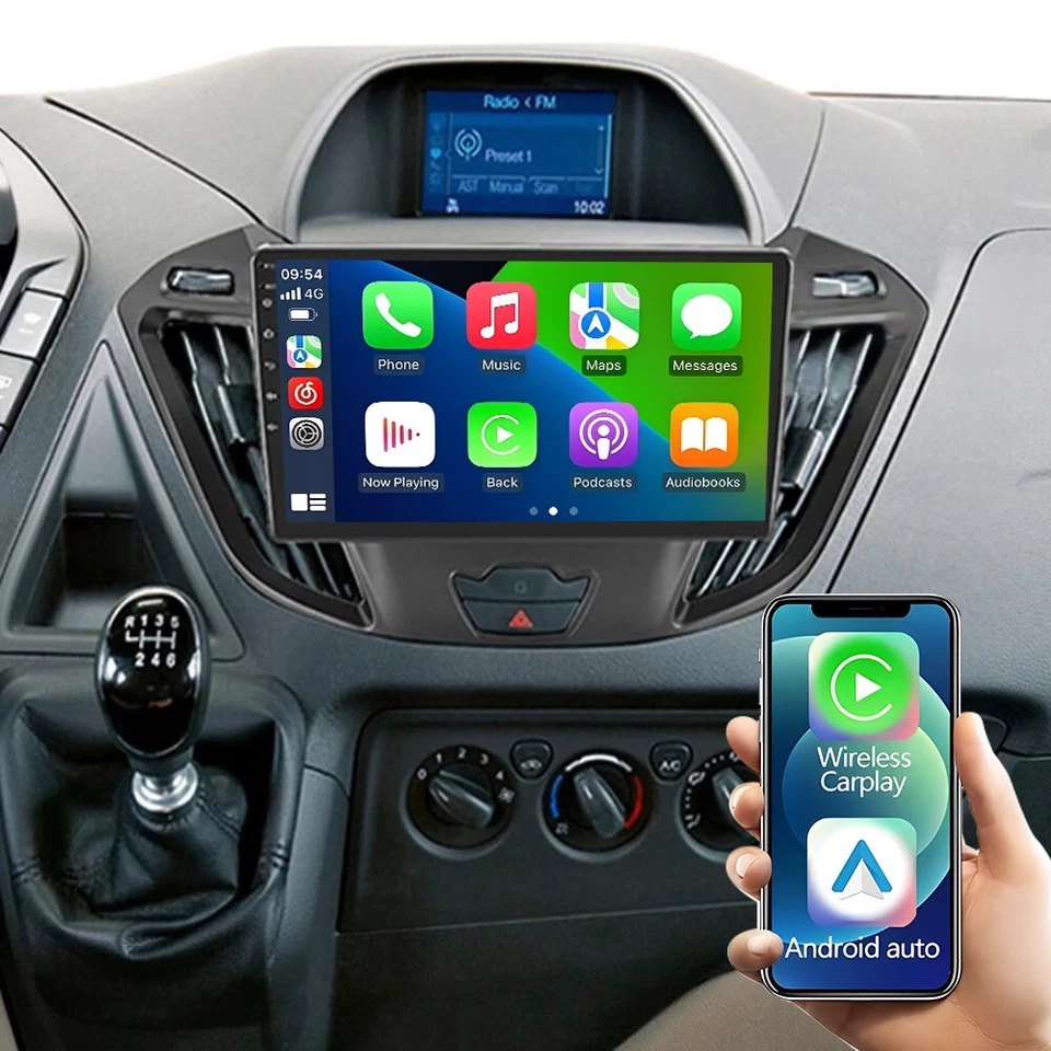 4+64GB ANDROID 15 AUTORADIO GPS Carplay DSP BT Für Ford Transit Custom 2013-2018 - Bild 3 von 4