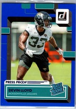 2022 Donruss #359 Devin Lloyd Blue Press Proof