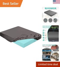 2-3 Inch Mattress Topper Cover Only Cover Memory Foam Protector Microfiber Me...