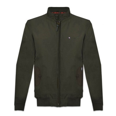 Lambretta Mens Khaki ShowerProof Classic Harrington MOD