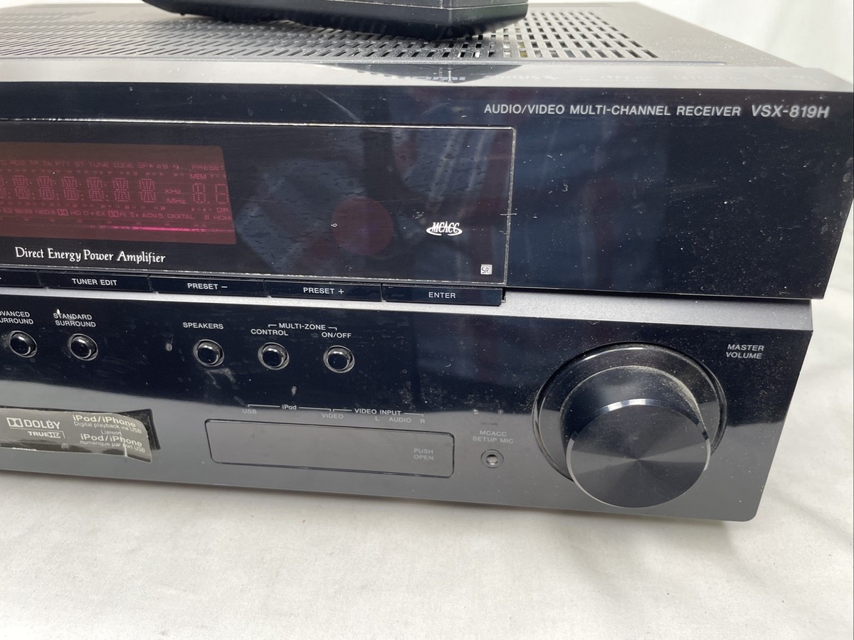Pioneer VSX 819H 5.1 Channel 110 Watt Receiver for sale