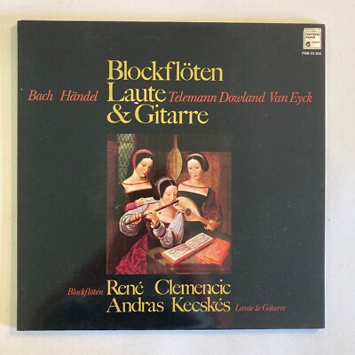 BLOCKFLOTEN  LAUTE & GITARRE bach handel telemann HARMONIA MUNDI
