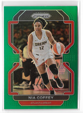 2022 Prizm WNBA Green Prizm #82 Nia Coffey Atlanta Dream Northwestern Wildcats