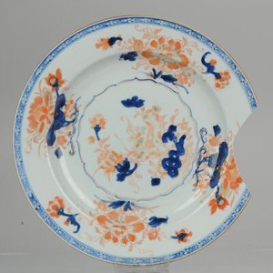 Antique Chinese Porcelain 18th C Landscape Kangxi Period imari plate[:z...