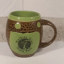 Always Azul Pottery Watkins Glen State Park NY Villa Grove Colorado Green Mug