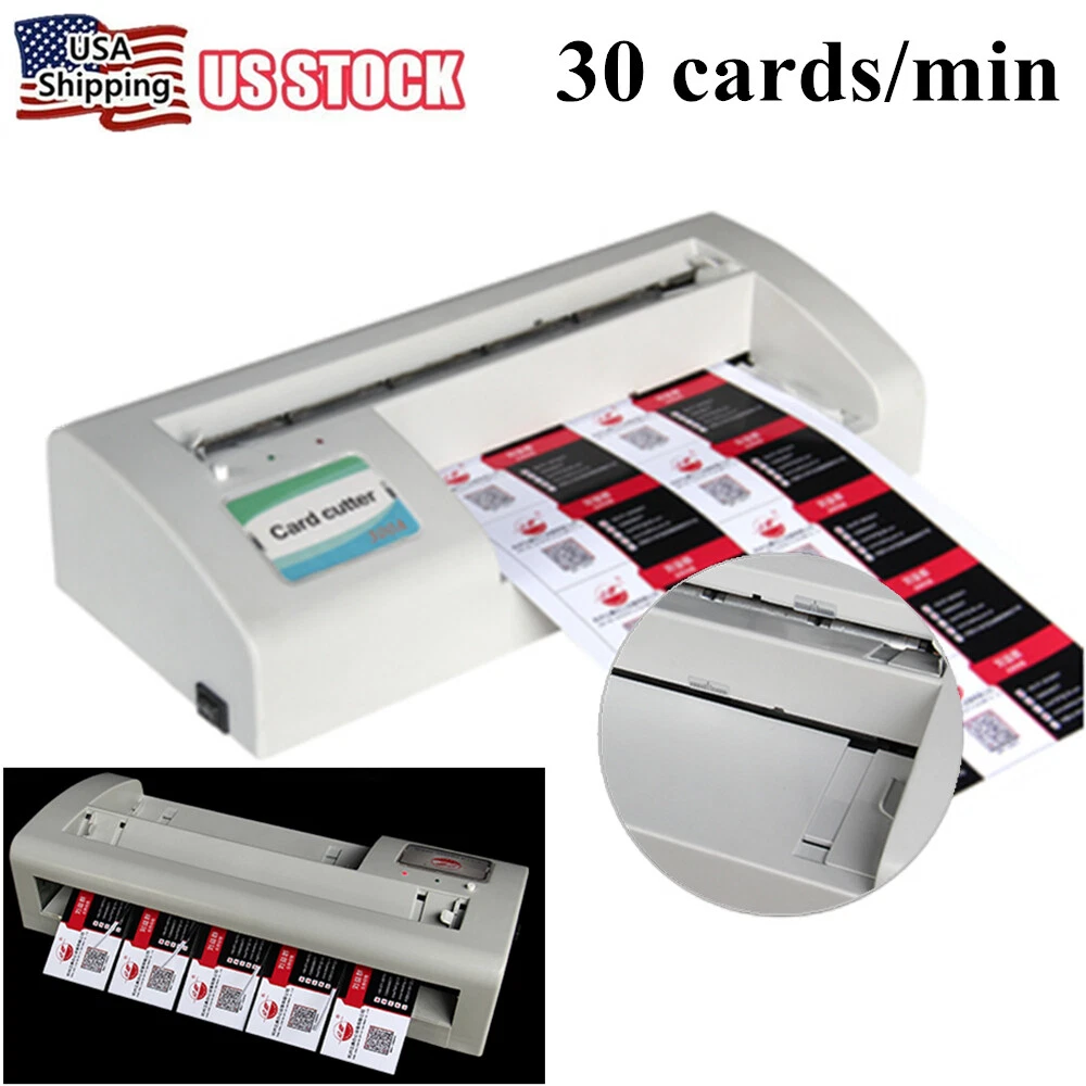 Business Card Cutter Automatic Name Card Slitter Business Card