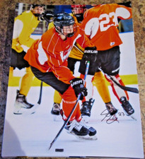 RILEY BOYCHUK SIGNED 8x10 MATTE PHOTO 2026 NHL DRAFT 2ND PICK 2023 WHL DRAFT (B)