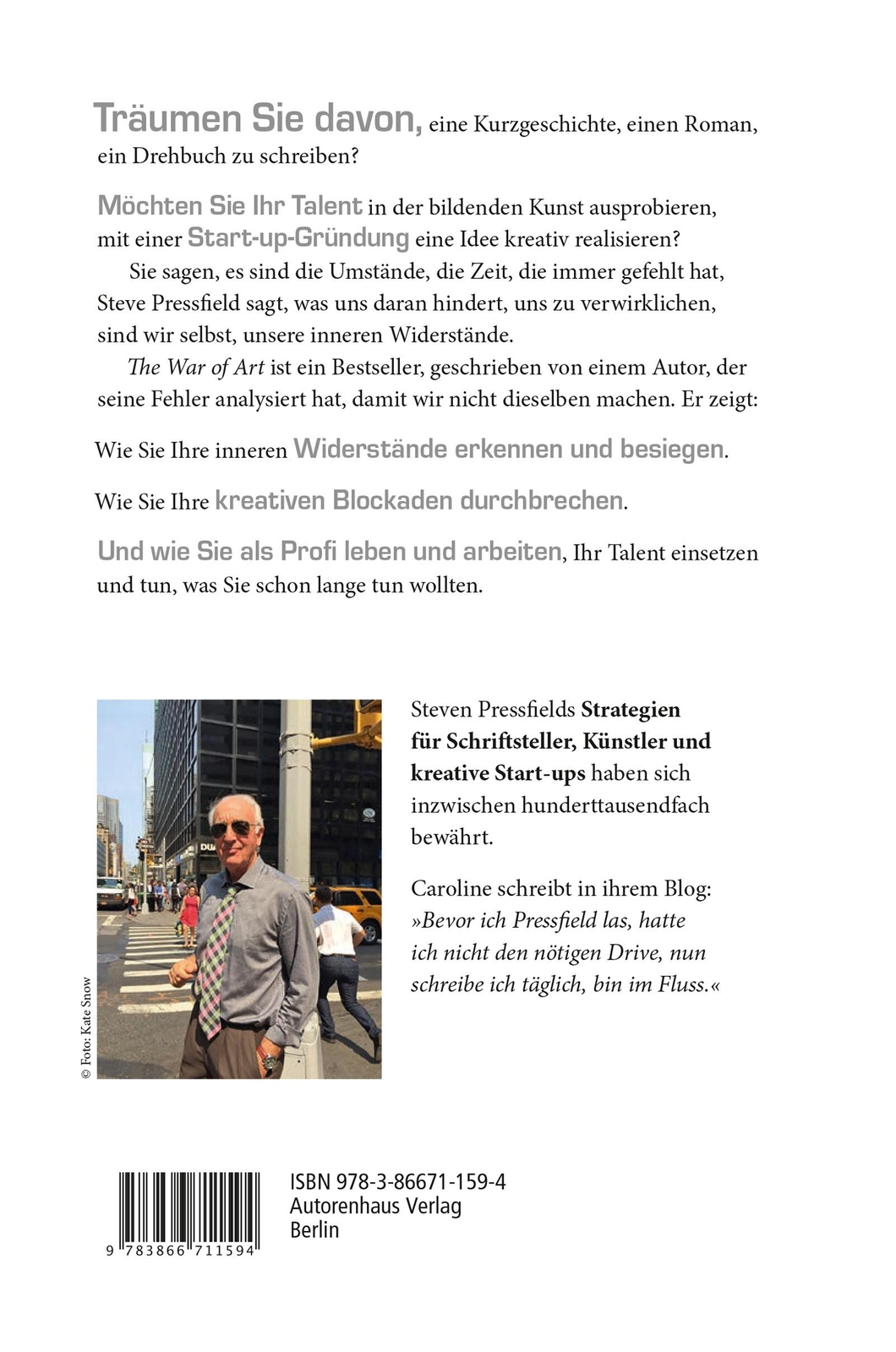 Thumbnail - The War Of Art. So Durchbrechen Sie Innere Blockaden Und Gewinnen