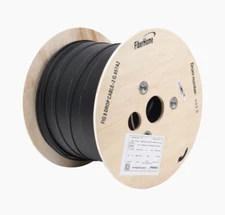 Optical Fiber Cable Drum Aerial Indoor/Outdoor 1 Kilometer 0.62 miles 2 Cores