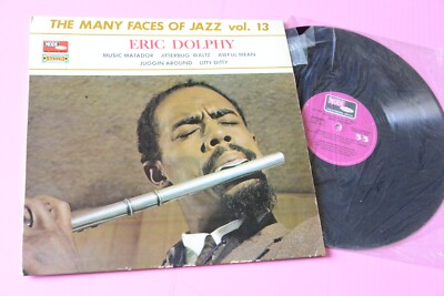 Eric Dolphy LP Many Faces of Jazz Original France 1969 EX++ Laminated Cover