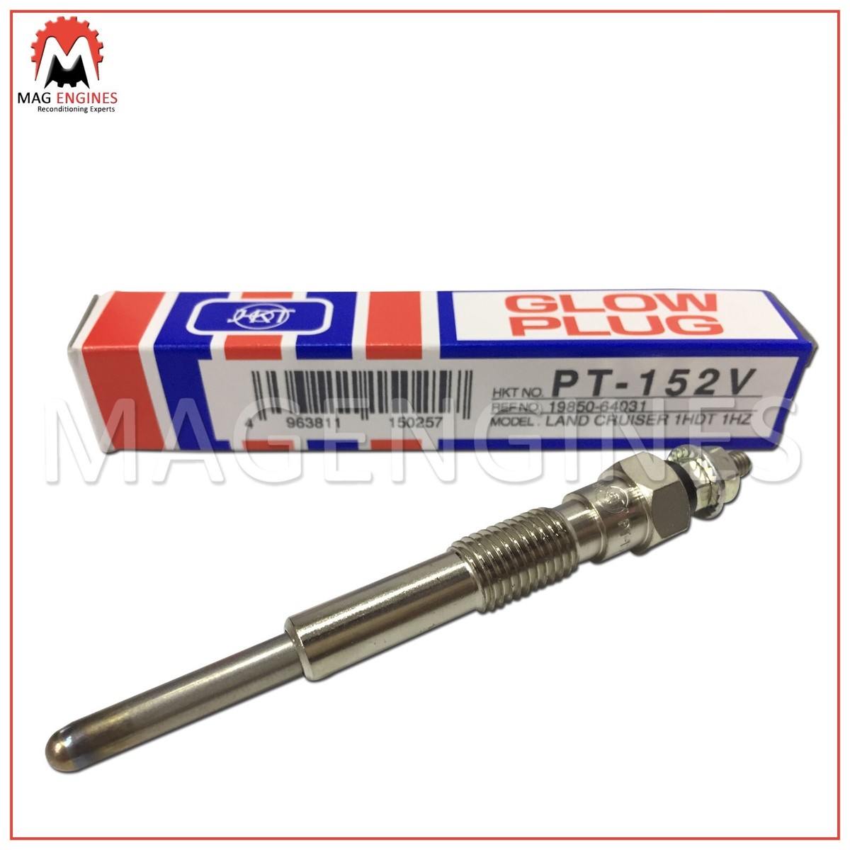 19850-64031 HEATER GLOW PLUG SET TOYOTA 1HZ 1HD-T 12V LAND