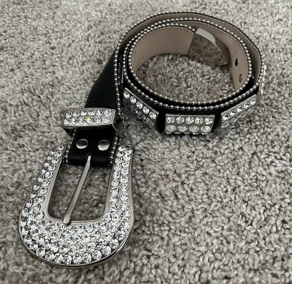 Black bb top simon belt