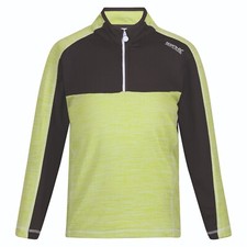Kinder Regatta Hewley Stretch Fleecepullover Midlayer Fleece Funktions Oberteil