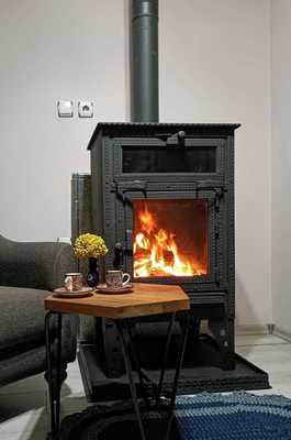 Extra Large Wood Burning Fireplace, Handmade Oven Stove, Living Room Decor  860010082256 | eBay