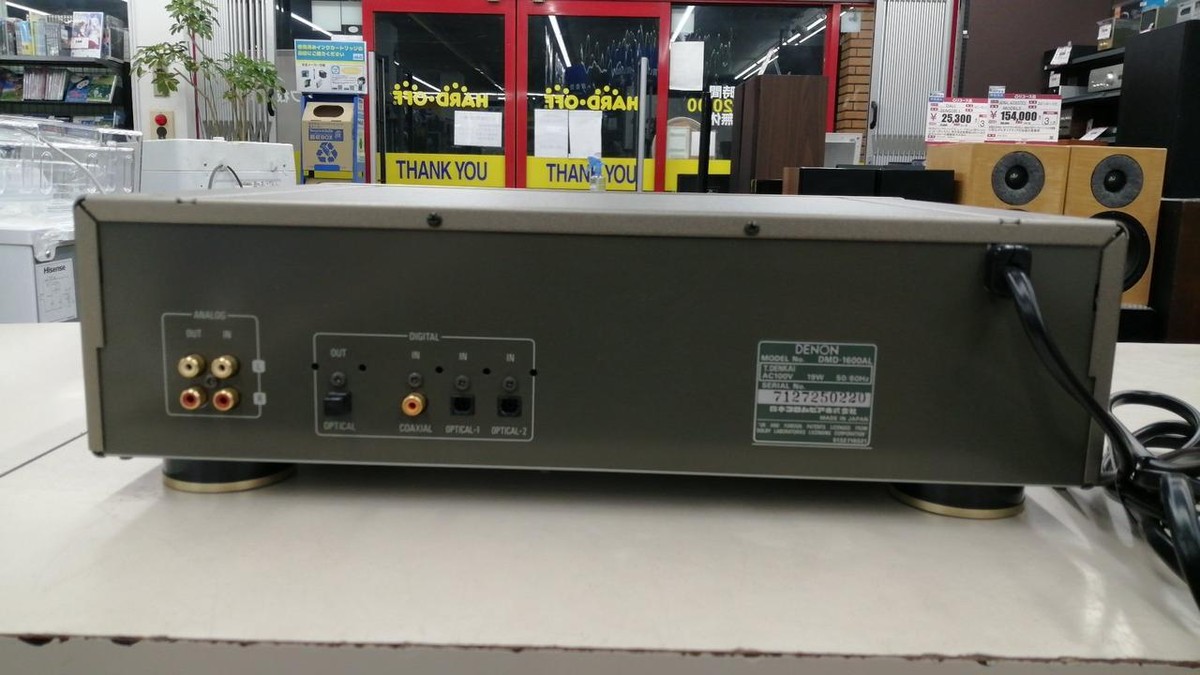 DENON MDレコーダー DMD-1600AL DENON DMD-1600AL Mini Disc MD Deck Recorder Black Good | eBay