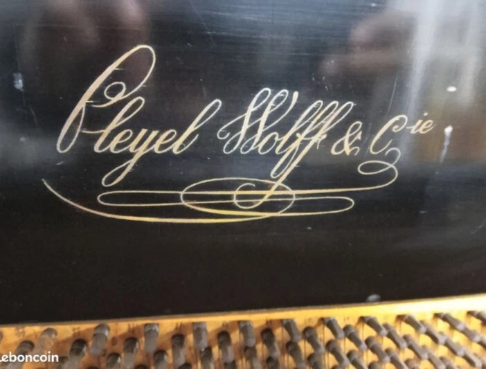 PLEYEL rare Piano droit ancien pianino gm8 1887 touches mécanisme d'époque XIXe - Imagen 4 de 4