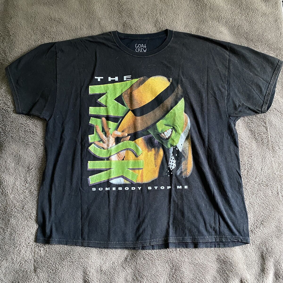 Reprint The Mask 90s Movie Shirt Somebody Stop Me Worn Look Reprint The Mask 90s Movie Shirt Somebody Stop Me Worn Look