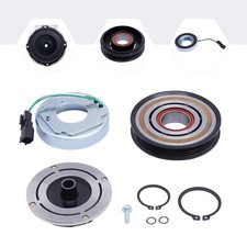 A/C Compressor Clutch Kit Pulley Hub Coil For Chevrolet Silverado 1500 2014-2018