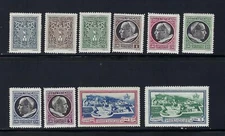 Vatican City 1945 Sc# 91 - 8, E5 + 6 Regular Issue MNH