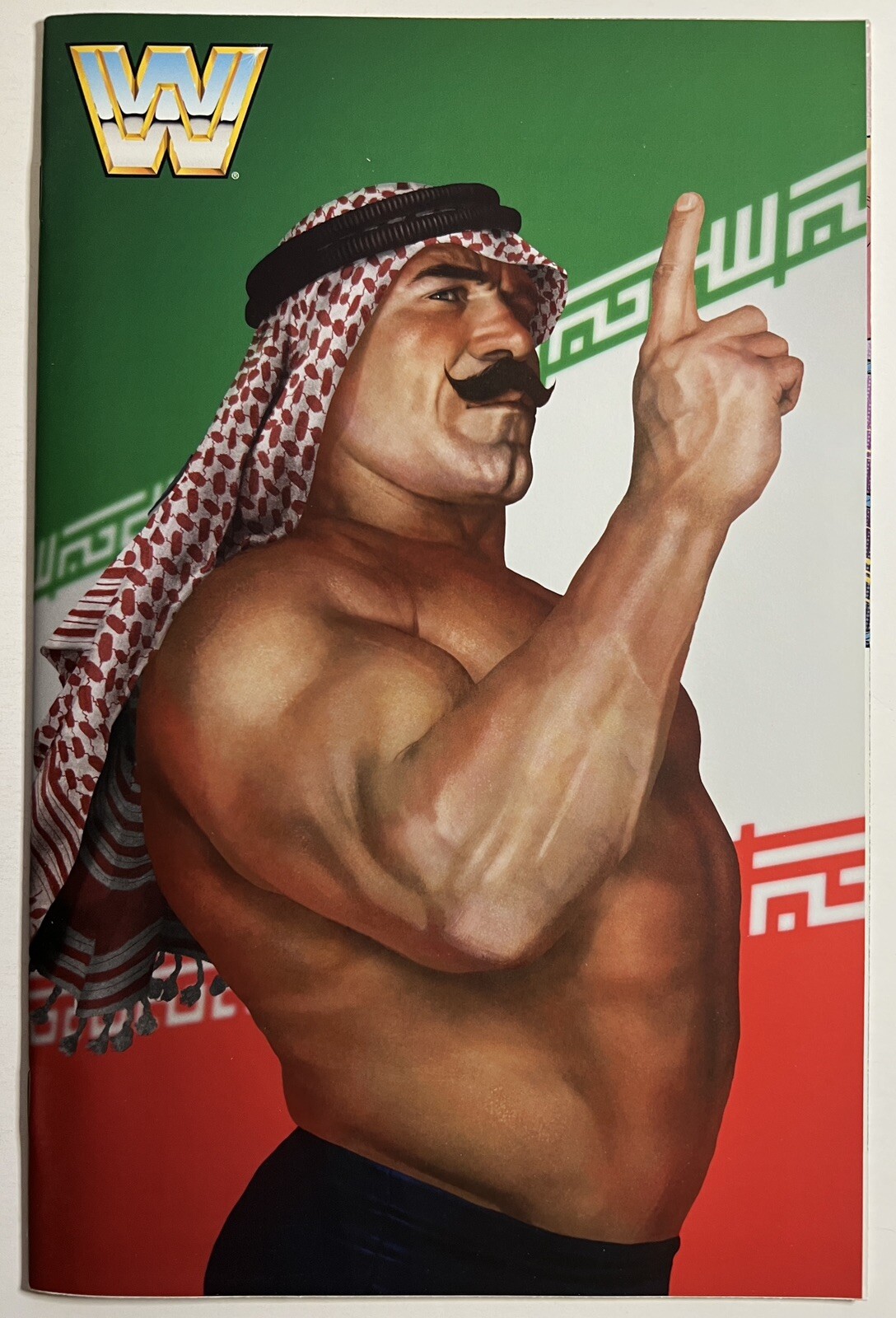 WWE 22 Iron Sheik Virgin 1:15 Rahzzah Variant NM Boom Comic 2018