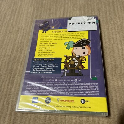 Peg + Cat: Road Trip Ready - Pirates Ahoy (DVD, 2014, PBS) factory