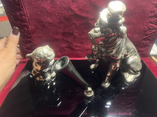 Support Pen Fountain Pen Penholder Sculptures Dogs Mastino base scrivania - Picture 15 of 15