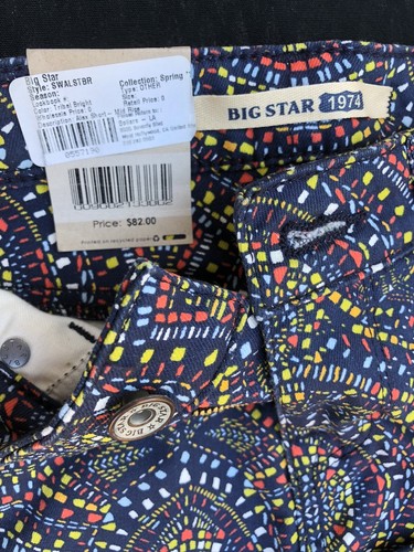 Big Star Alex Short Low Rise ~ Tribal Bright (Size 24) NWT - Picture 3 of 5
