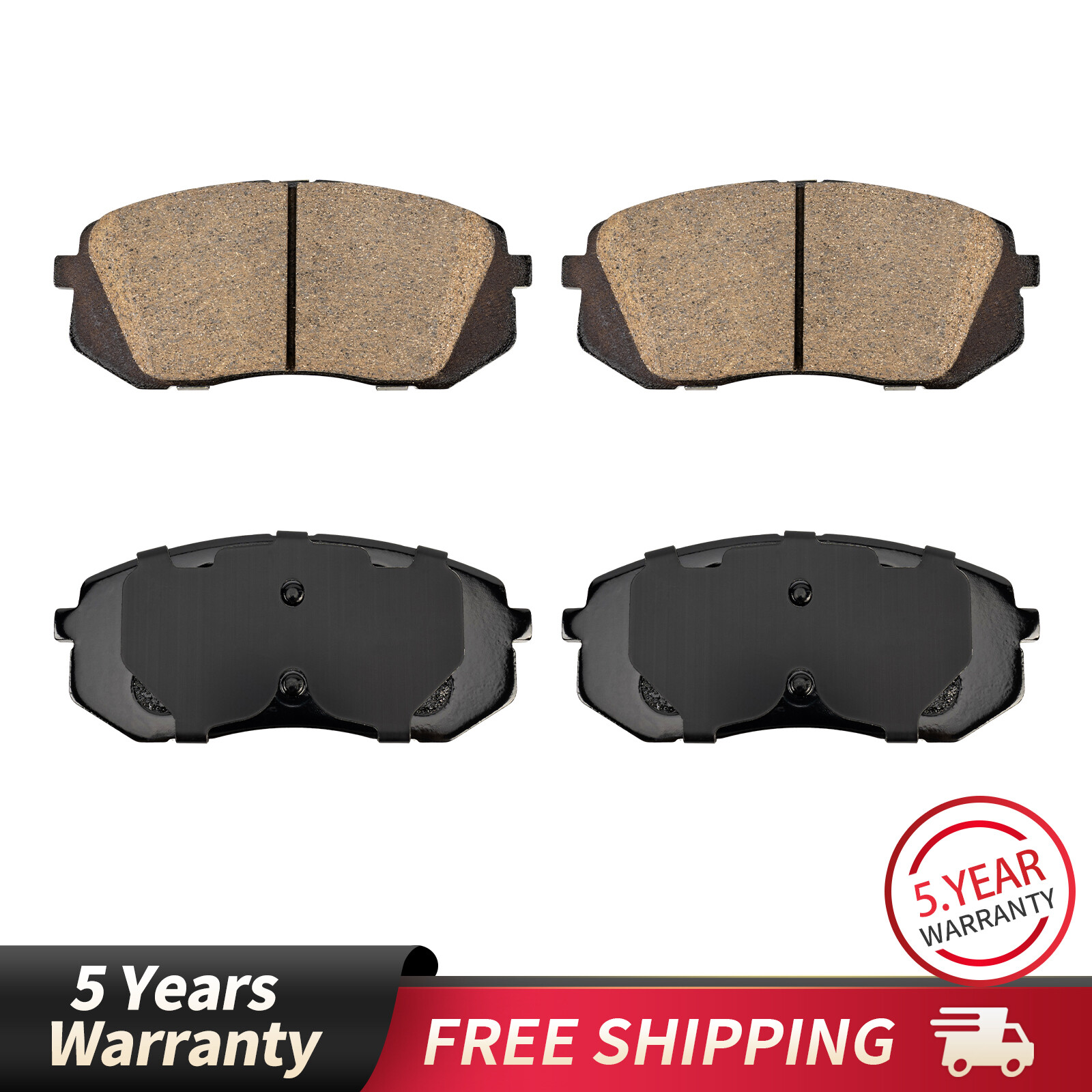 High-Performance Front Ceramic Brake Pads for Hyundai Kia Models