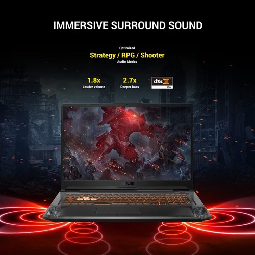 ASUS TUF A17 Gaming Laptop Ryzen 5 4600H GTX 1650 8GB 512GB SSD FA706IH-RS53 - Picture 5 of 6