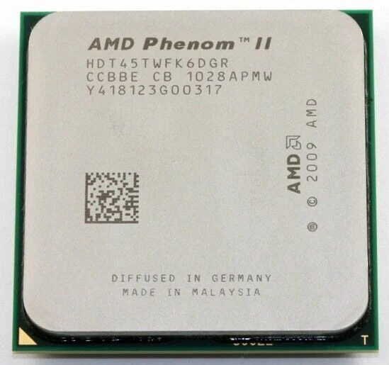 AMD Phenom II X6 1045T X6 1055T X6 1065T X6 1075T X6 1090T Socket AM3 CPU - Image 2 of 4