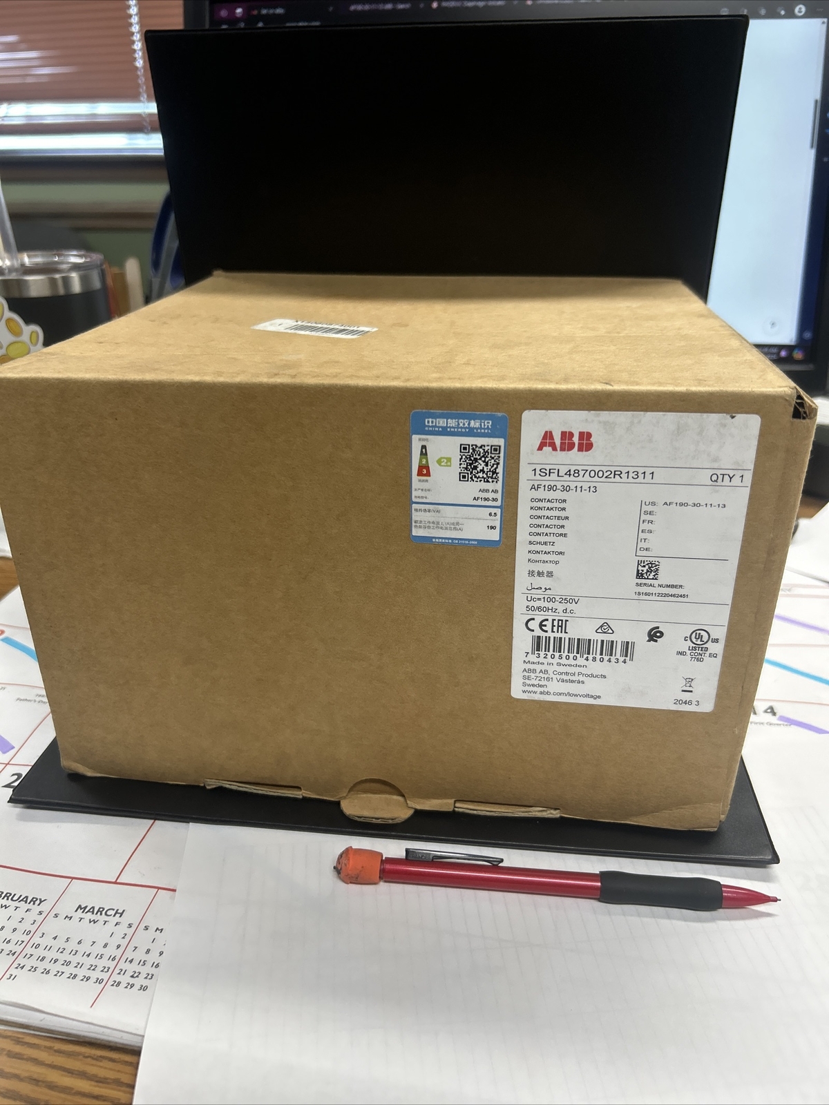 CTR02969 ABB Contactor 1SFL487002R1311 (AF190-30-11-13)