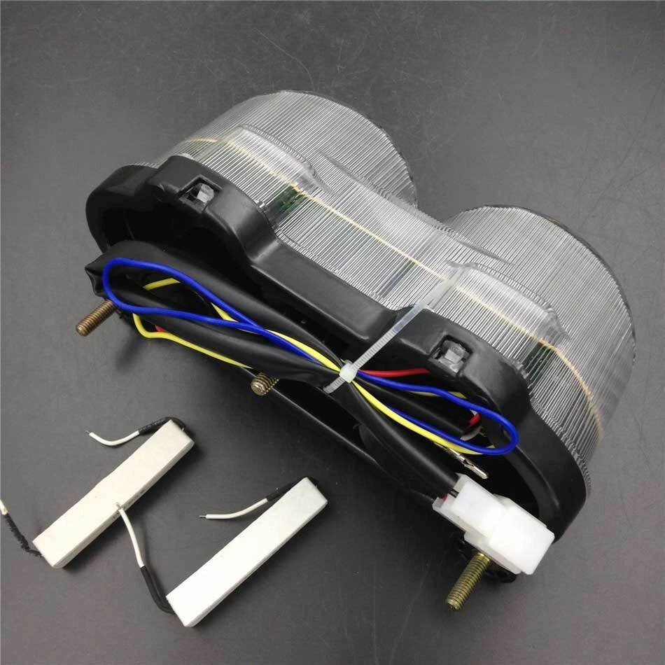 Clear LED Tail Brake Light Turn Signal For 2000-2003 2001 02 Kawasaki ZR-7 ZR-7S — 第 2/4 张图片