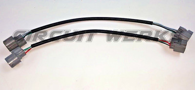 2x 12 Inch 4 Wire o2 Oxygen Sensor Relocation Harness Honda Acura extension RSX