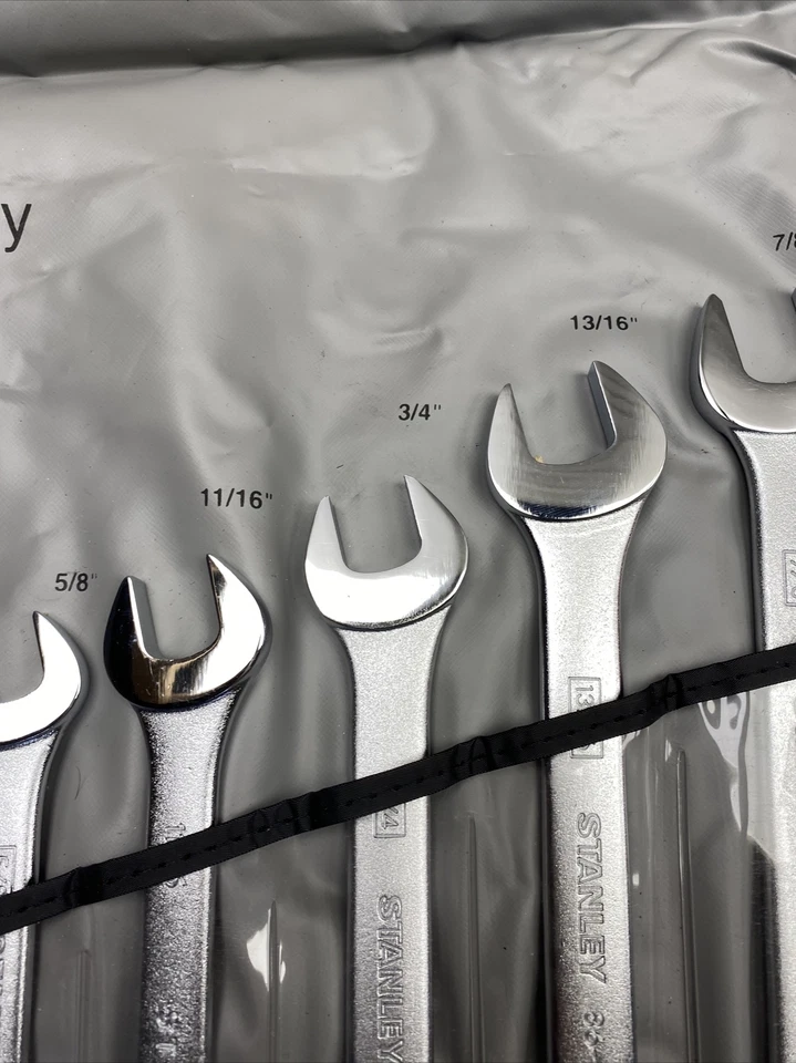 Juego de llaves combinadas de 12 piezas Stanley 85-452 usadas Foto 3 de 4