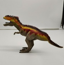 6" Tyrannosaurus Rex T-Rex Red Yellow Beige Detailed Realistic Dinosaur Figure