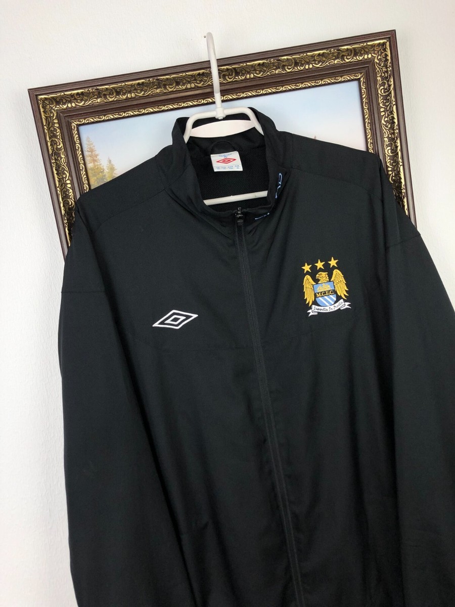 UMBRO　マンチェスターシティ　Y2K エムブレム刺繍　トラックトップ Vintage Umbro Manchester City Football Jacket Soccer Track