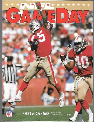 NFL GAMEDAY SAN FRANCISCO 49ERS PROGRAM (VG/FN