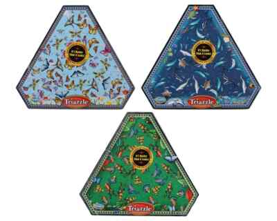 Think Fun Triazzle Picture Brain Puzzle Multi-Pack -Frog-Dolphin Memory