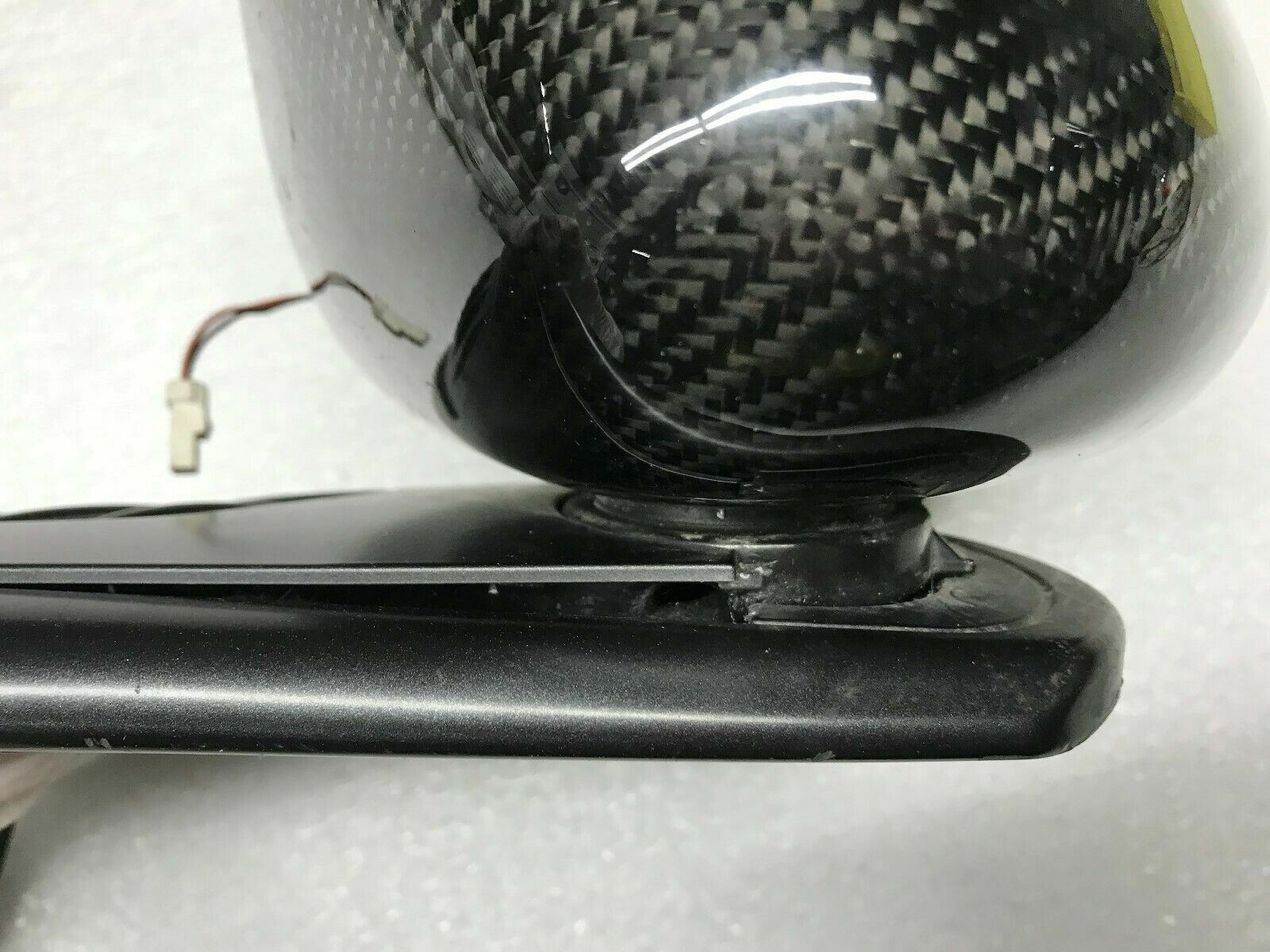 MCLAREN MP4-12C DRIVER LEFT SIDE CARBON FIBER MIRROR OEM 11A88447CP