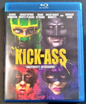  Kick-Ass Blu-Ray (2010) Superhero Satire Chloë Grace Moretz Nic Cage