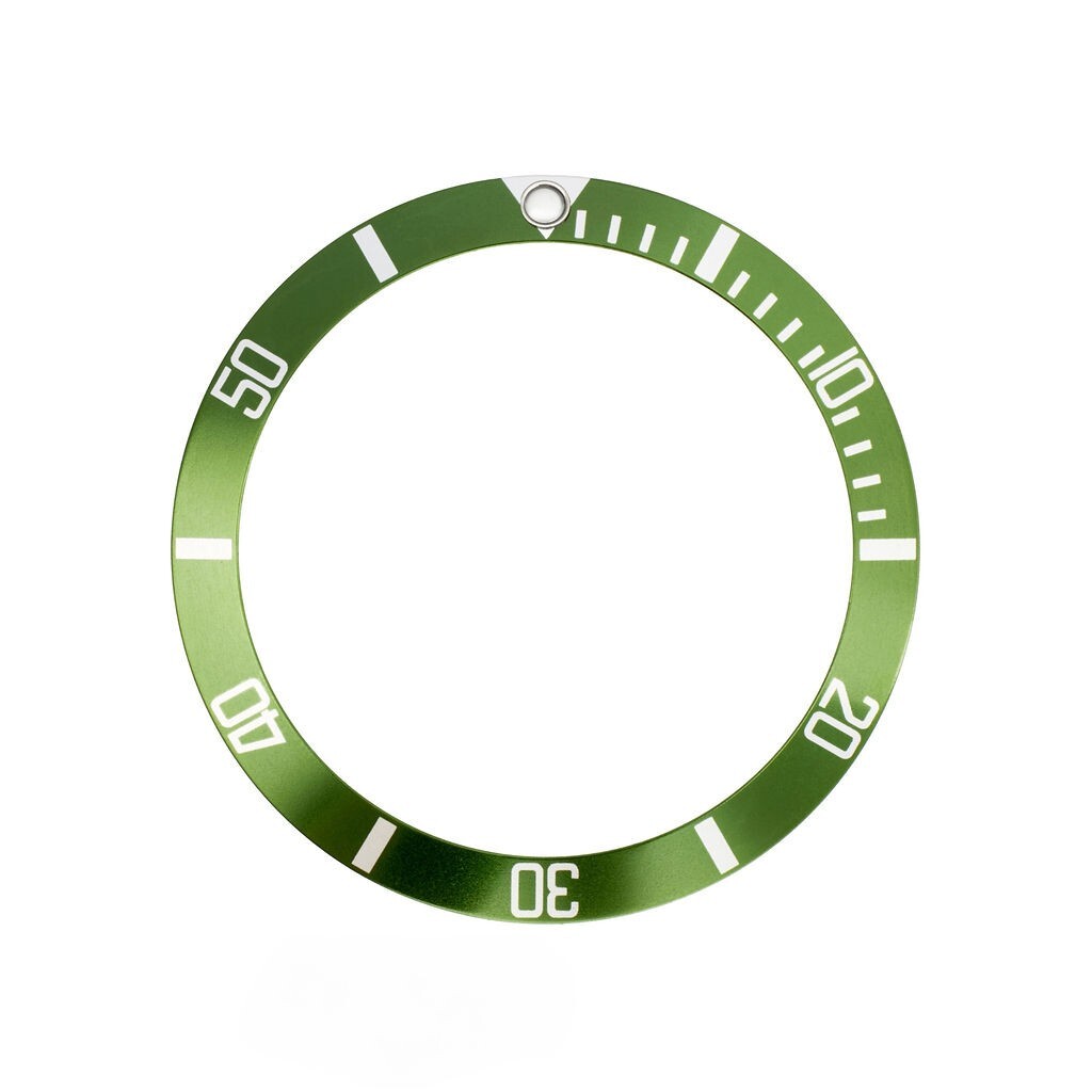 HORLOGEAR Green Bezel Insert for Rolex Submariner 16610LV 16610