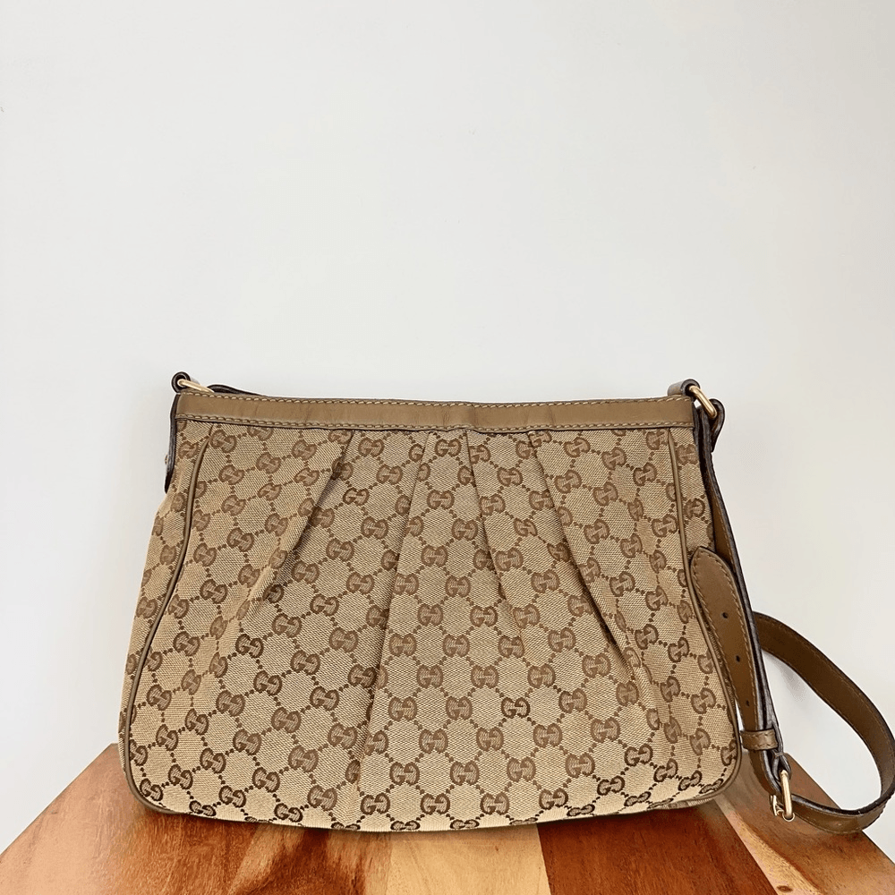 Pre-Owned Gucci GG Canvas Sukey Shoulder Bag 296884 | eBay