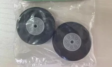 Pair of 2.5 inch Landing Gear for Airplane RC Wheels Tires Model Parts
