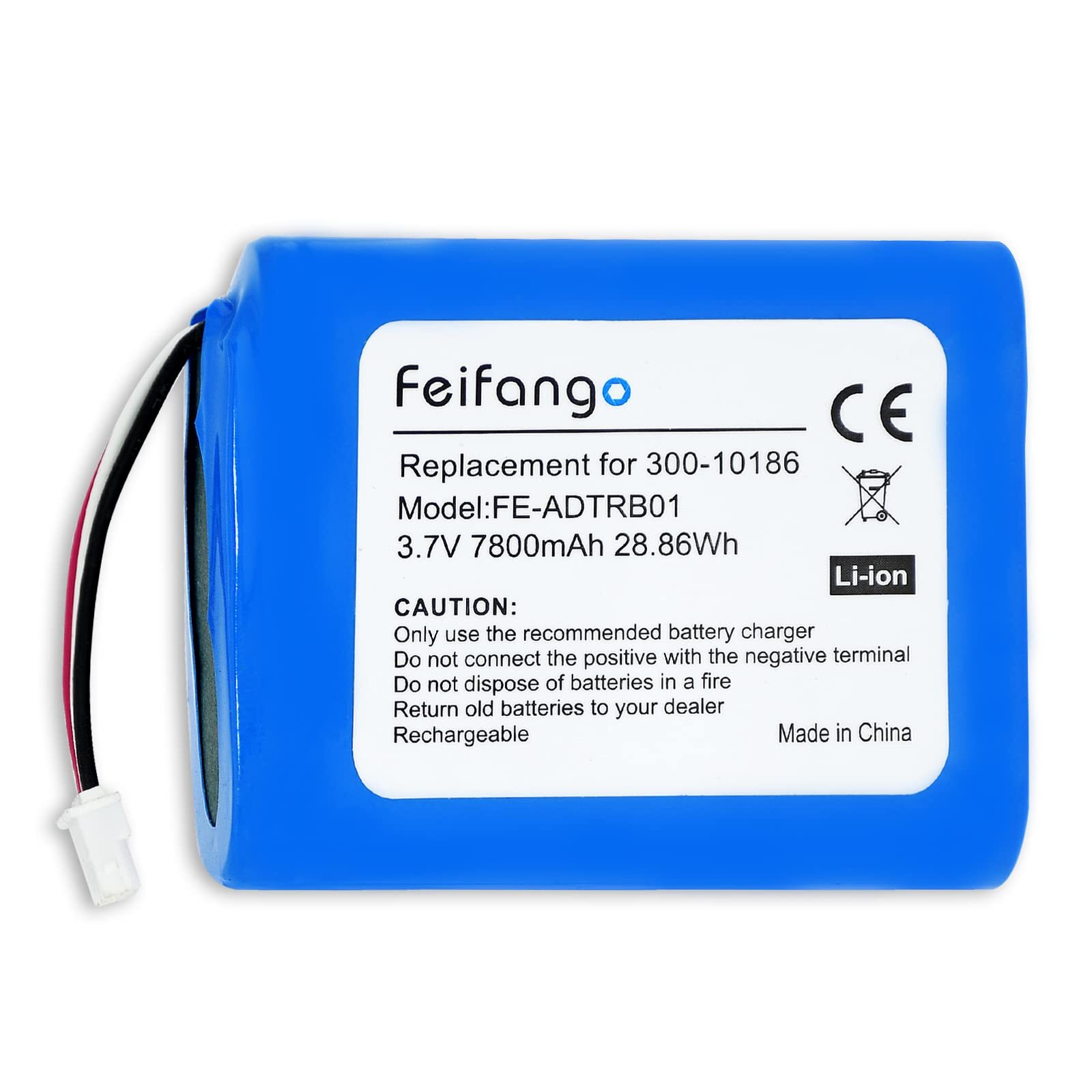 3.7V 7800mAh Replacement Battery for 300-10186 Compatible with ADT Command Sm...