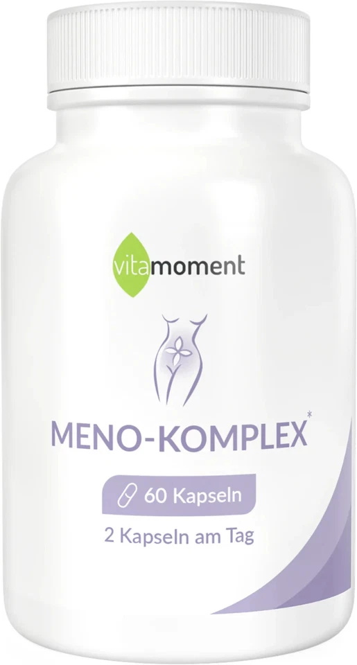 VITAMOMENT Meno Komplex 60 Kapseln mit Eisen, Schafgarbe und Mönchspfeffer
