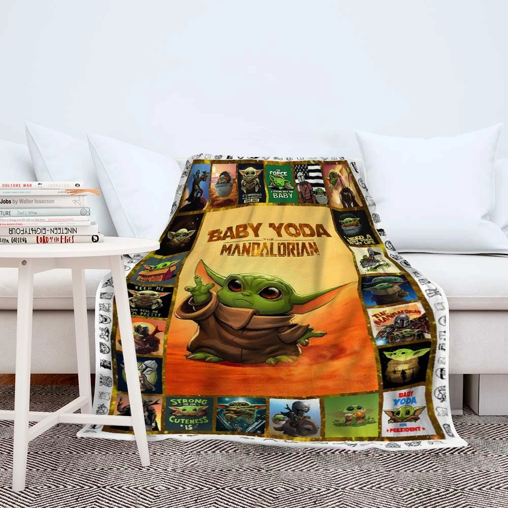 Baby Yoda Blanket Star Wars Blanket The Mandalorian Blanket eBay
