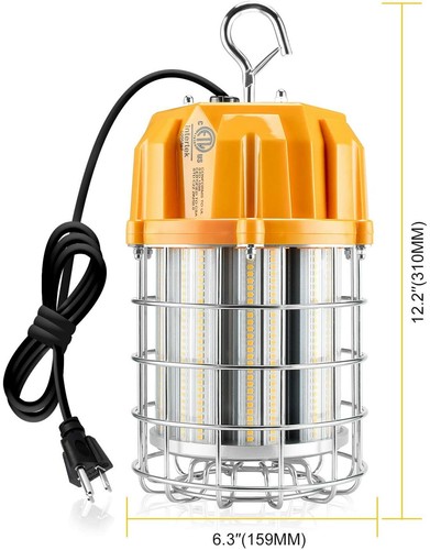 Portable Jobsite Construction Lighting 80W Led Temporary Work Light 5000K ETL - Picture 6 of 6